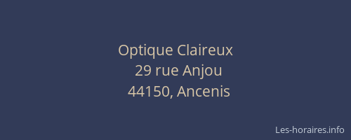 Optique Claireux