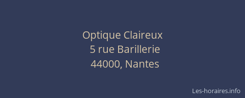 Optique Claireux