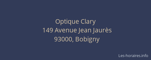 Optique Clary