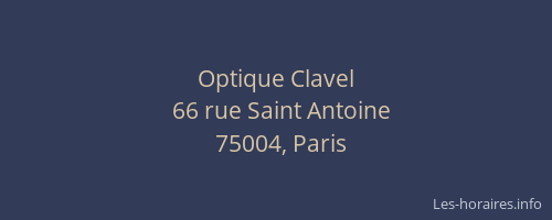 Optique Clavel