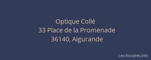 Optique Coll&eacute;
