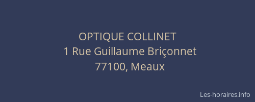 OPTIQUE COLLINET