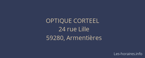 OPTIQUE CORTEEL