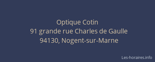 Optique Cotin