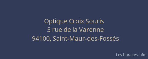 Optique Croix Souris