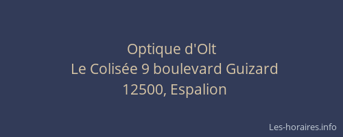 Optique d'Olt