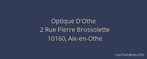 Optique D'Othe