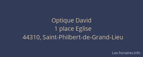 Optique David