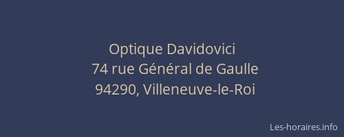 Optique Davidovici