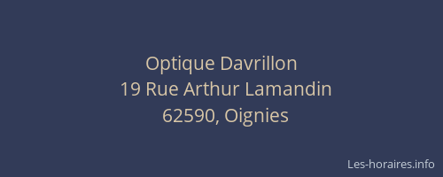 Optique Davrillon