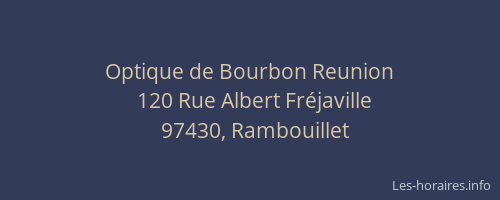 Optique de Bourbon Reunion