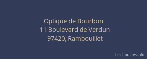 Optique de Bourbon