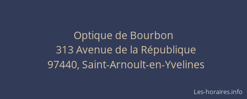 Optique de Bourbon