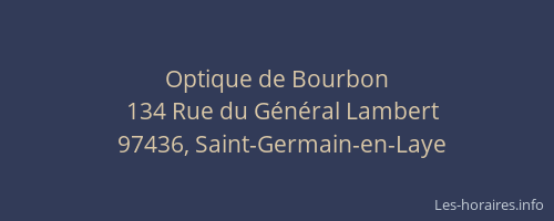 Optique de Bourbon