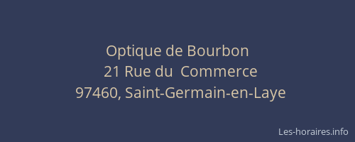 Optique de Bourbon