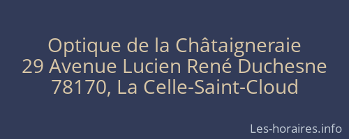 Optique de la Châtaigneraie