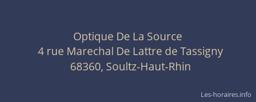 Optique De La Source
