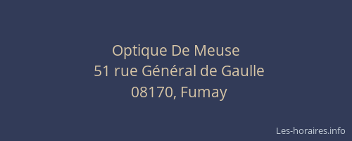 Optique De Meuse