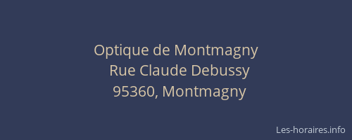 Optique de Montmagny