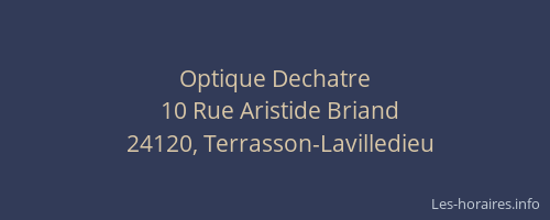 Optique Dechatre