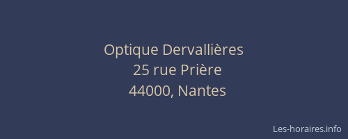 Optique Dervallières