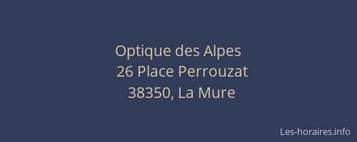 Optique des Alpes