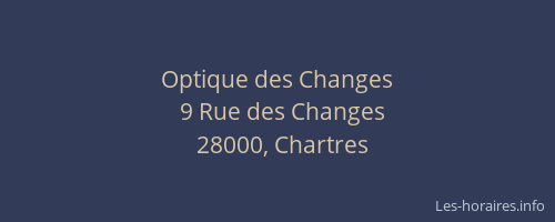 Optique des Changes