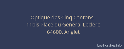 Optique des Cinq Cantons