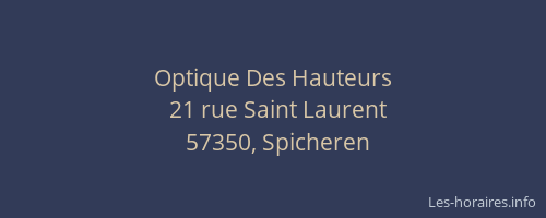 Optique Des Hauteurs