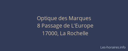 Optique des Marques