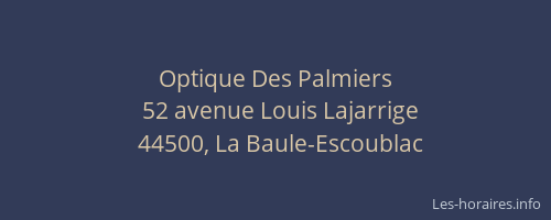 Optique Des Palmiers