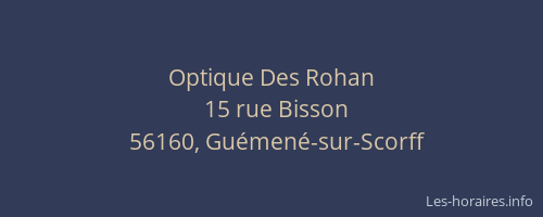Optique Des Rohan