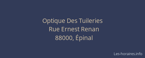 Optique Des Tuileries