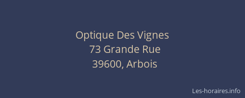 Optique Des Vignes