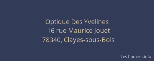 Optique Des Yvelines