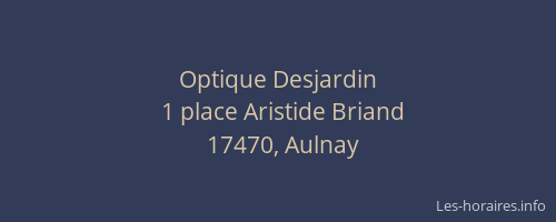 Optique Desjardin
