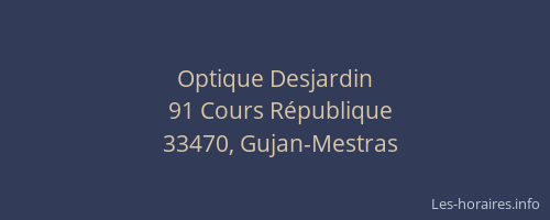 Optique Desjardin