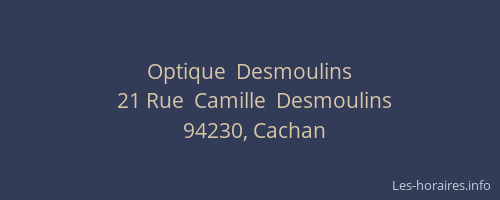 Optique  Desmoulins