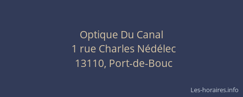 Optique Du Canal