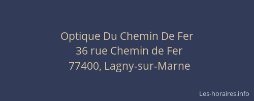 Optique Du Chemin De Fer