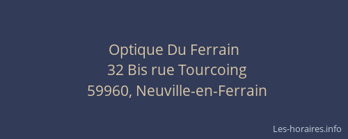 Optique Du Ferrain