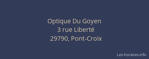 Optique Du Goyen