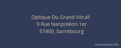 Optique Du Grand Vitrail