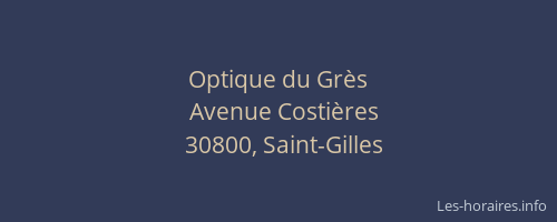 Optique du Gr&egrave;s