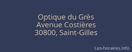Optique du Grès