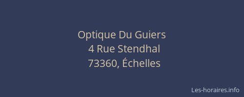 Optique Du Guiers
