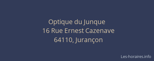 Optique du Junque