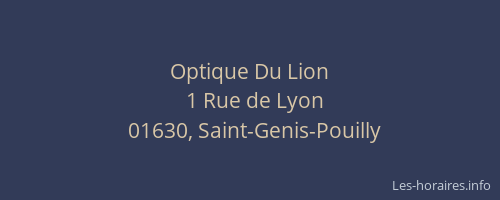 Optique Du Lion