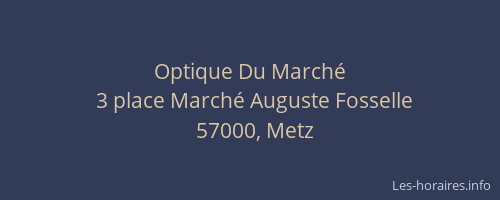 Optique Du Marché