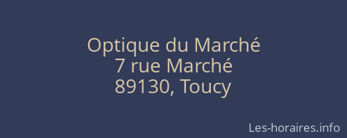 Optique du Marché